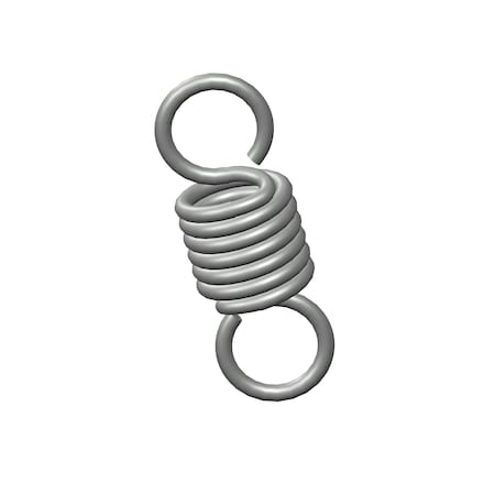 Extension Spring, O= .734, L= 2.00, W= .105 S/U -  ZORO APPROVED SUPPLIER, G409972387